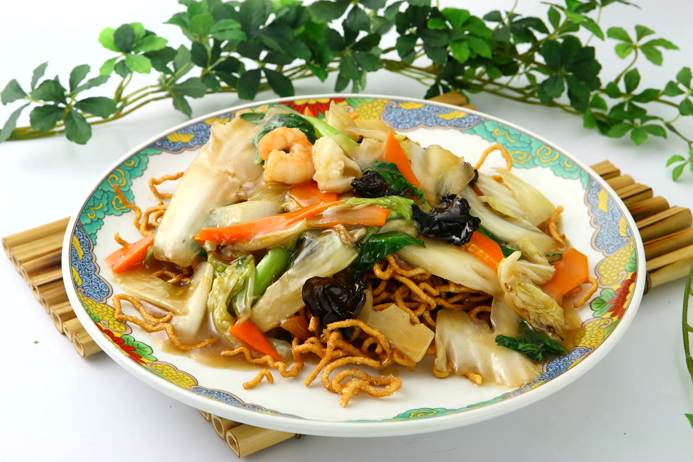海鮮あんかけ焼きそば
