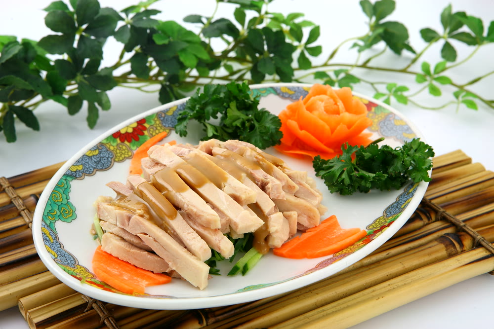 蒸し鶏の冷菜